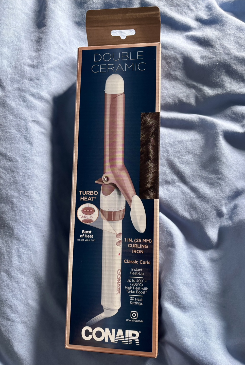 Conair Double Ceramic 1-Inch Curling Iron