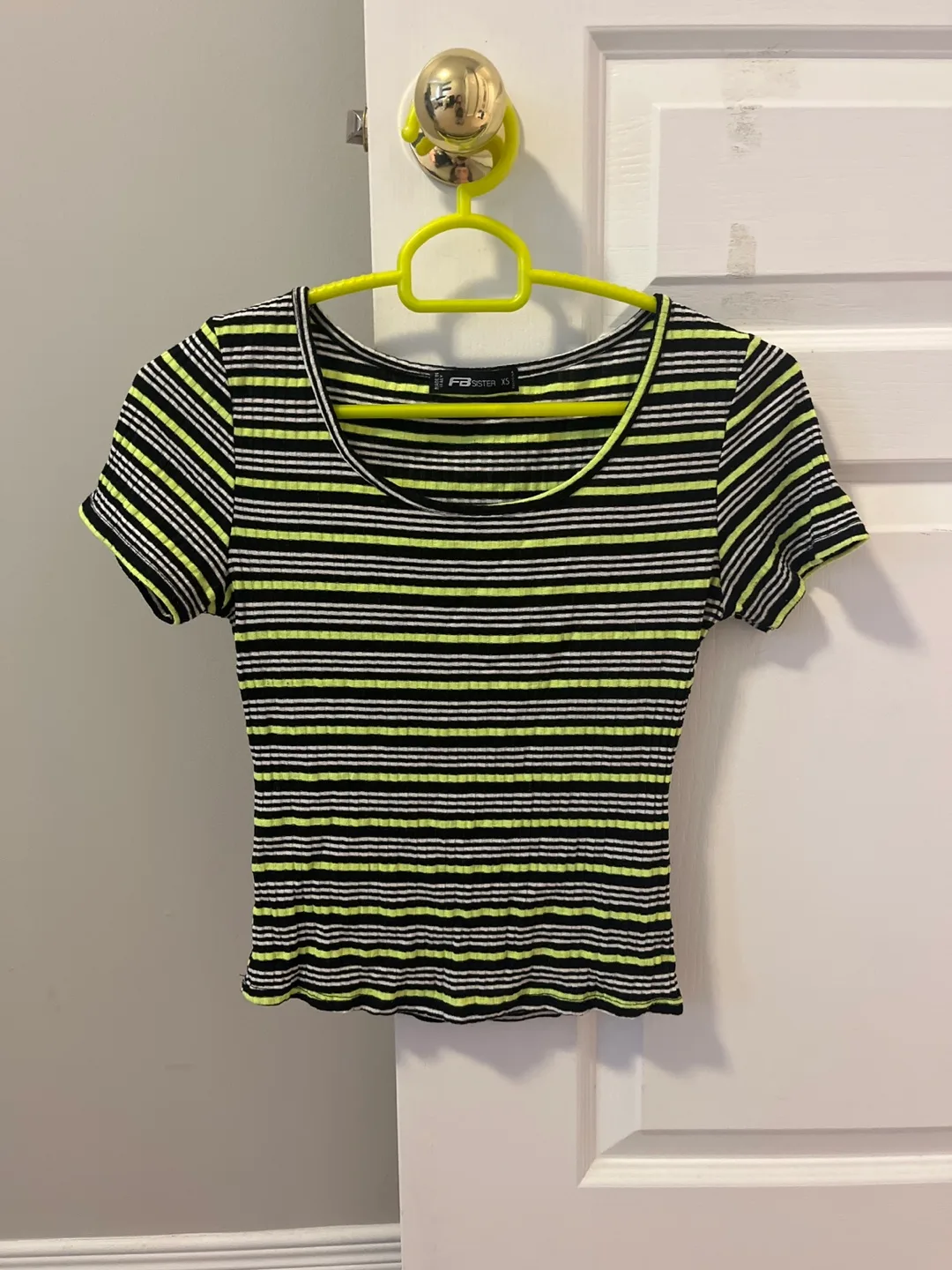 FB Sister XS Striped Top thumbnail