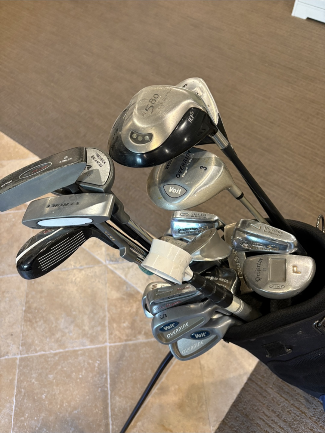 Golf bag with clubs - photo 3