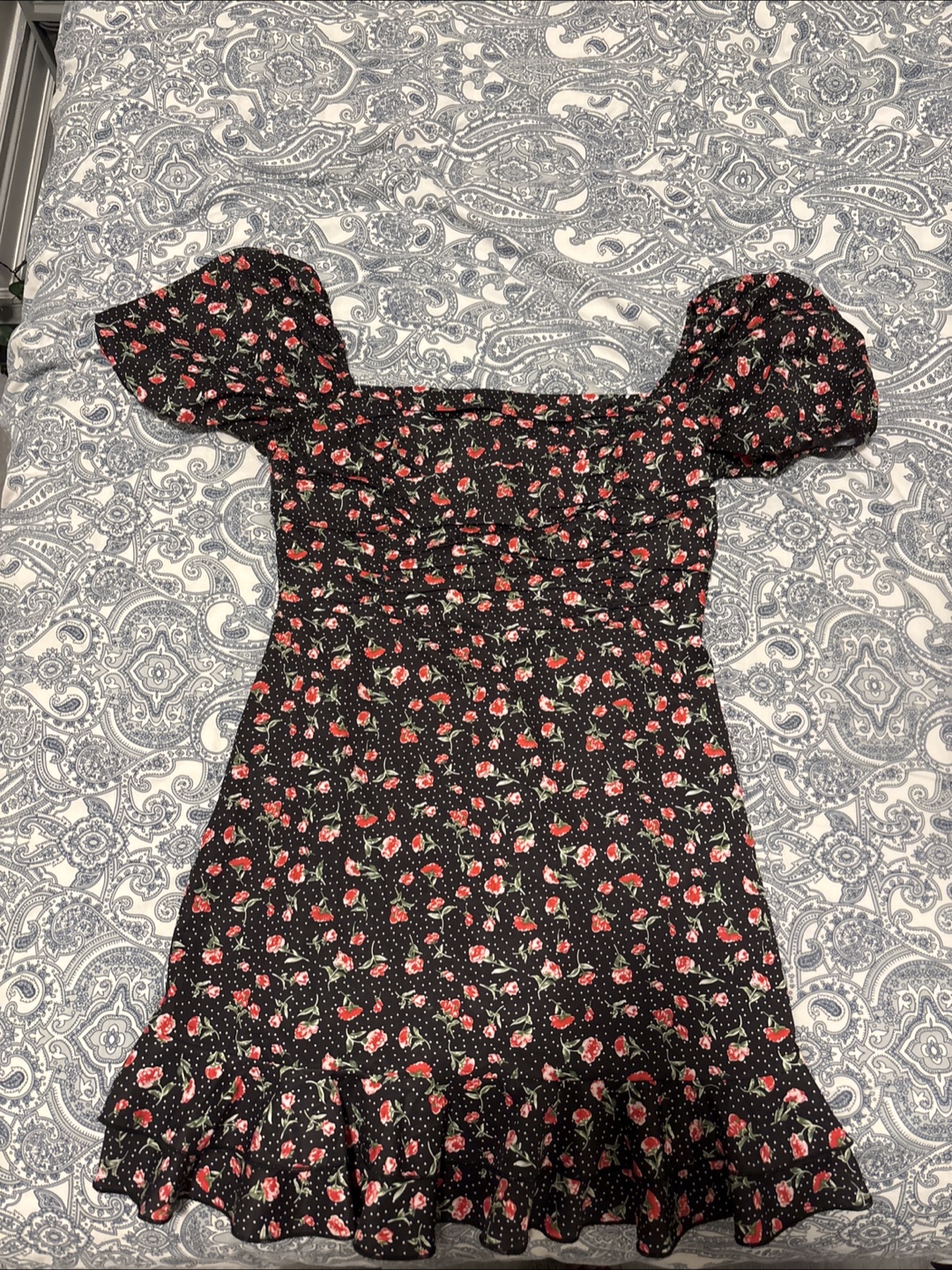 Floral Print Mini Dress