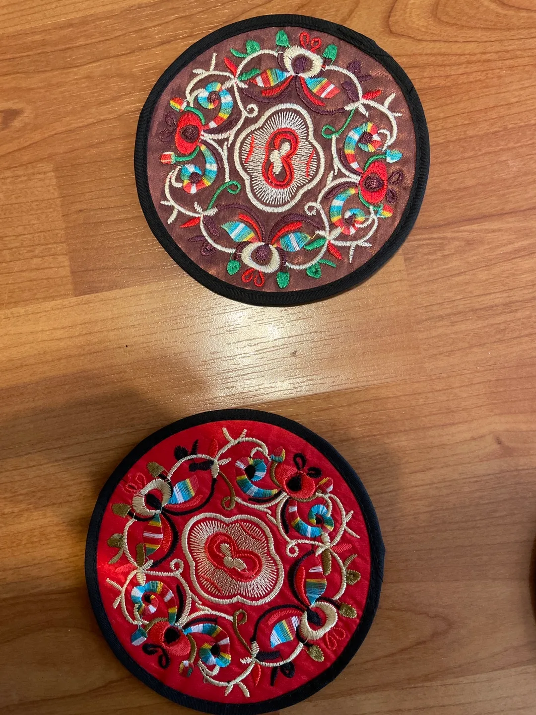 Embroidered Coasters_ group 1 thumbnail