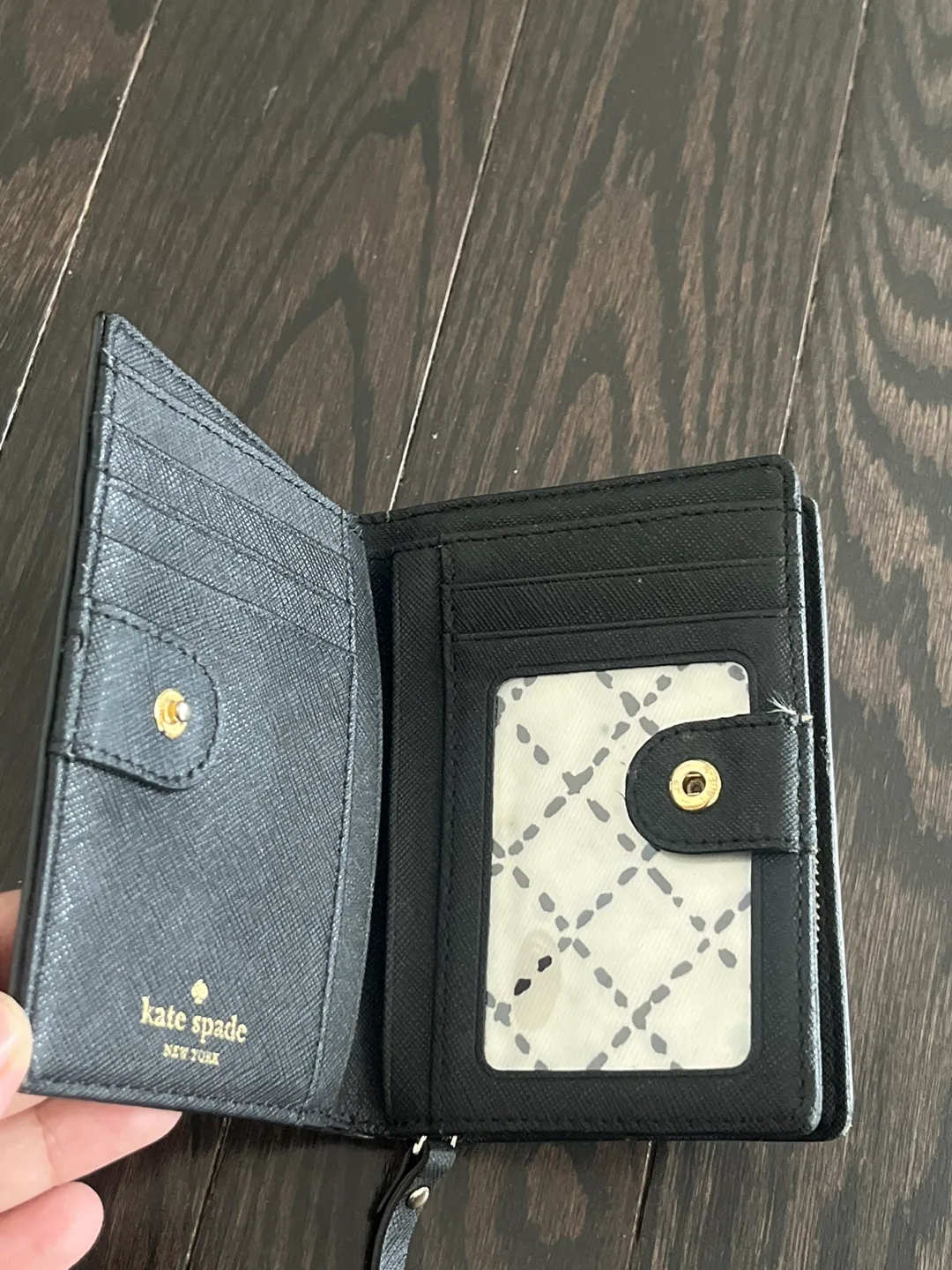 Kate Spade Laurel Way Black Leather Wallet image indicator(3)