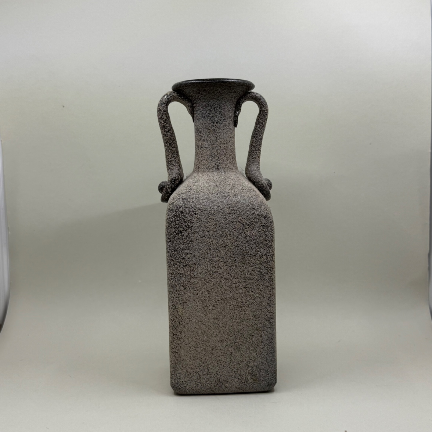 Lafiore Sand Frosted Vase Black