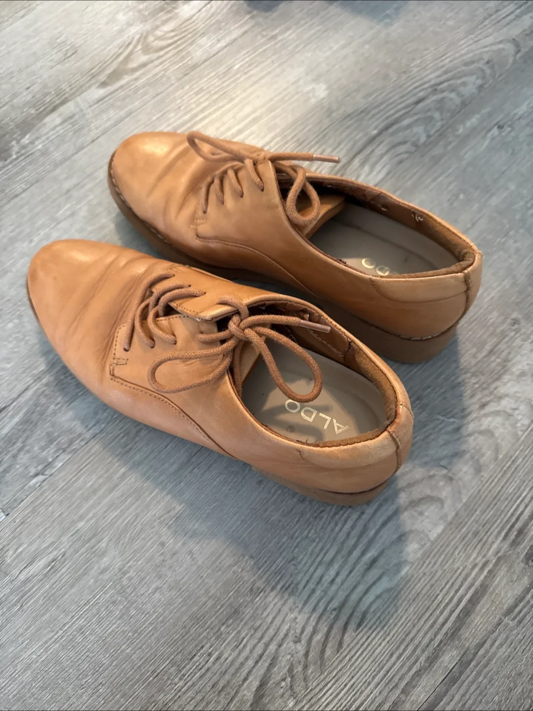 Aldo Leather Oxford Shoes thumbnail