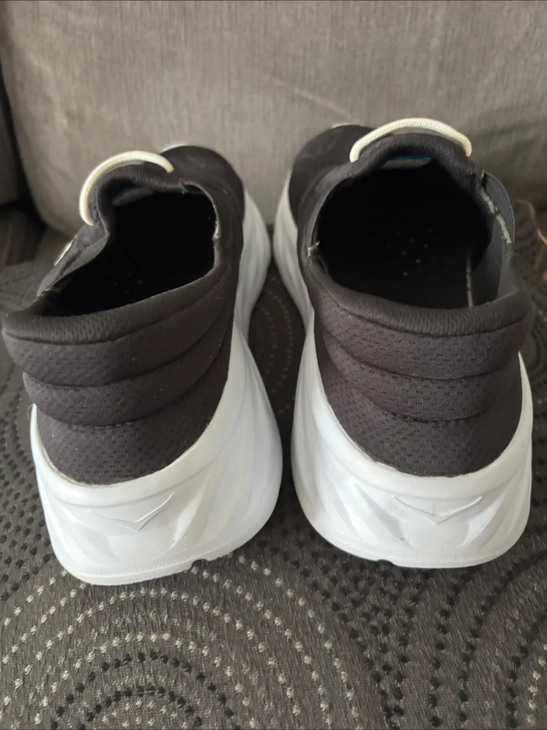 Hoka Recovery Slip-On Shoes - Black/White image indicator(4)