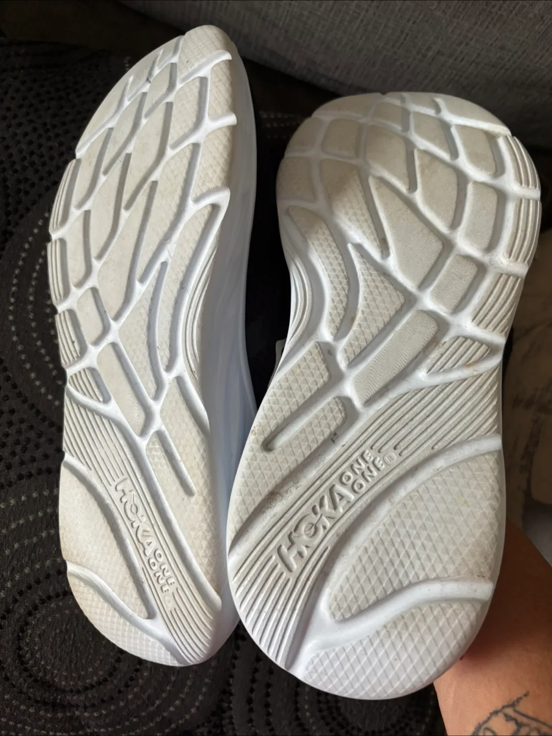 Hoka Recovery Slip-On Shoes - Black/White image indicator(8)