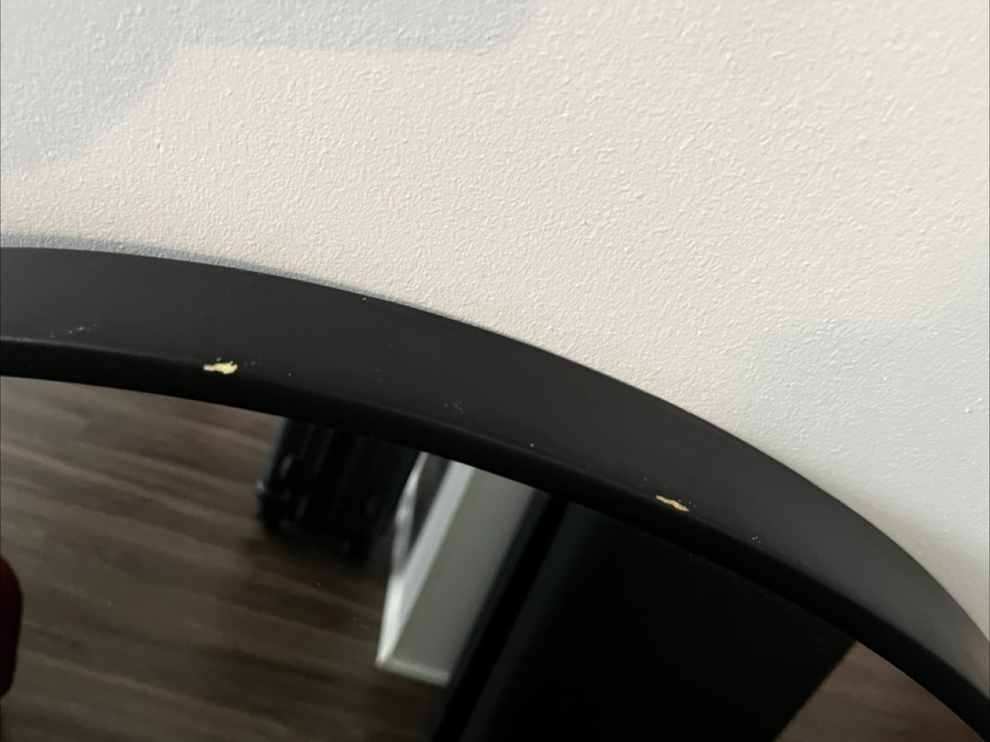 Round Black Framed Mirror from Structube - photo 2