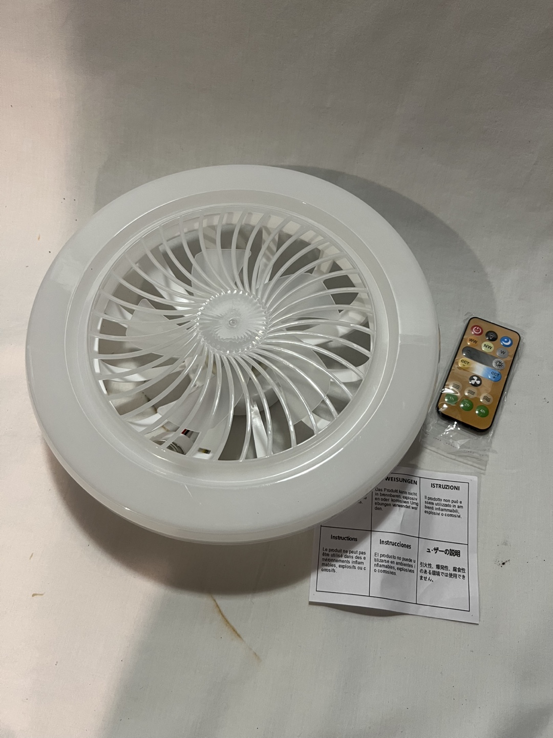 LED Multi-Function Fan Light w/ Remote