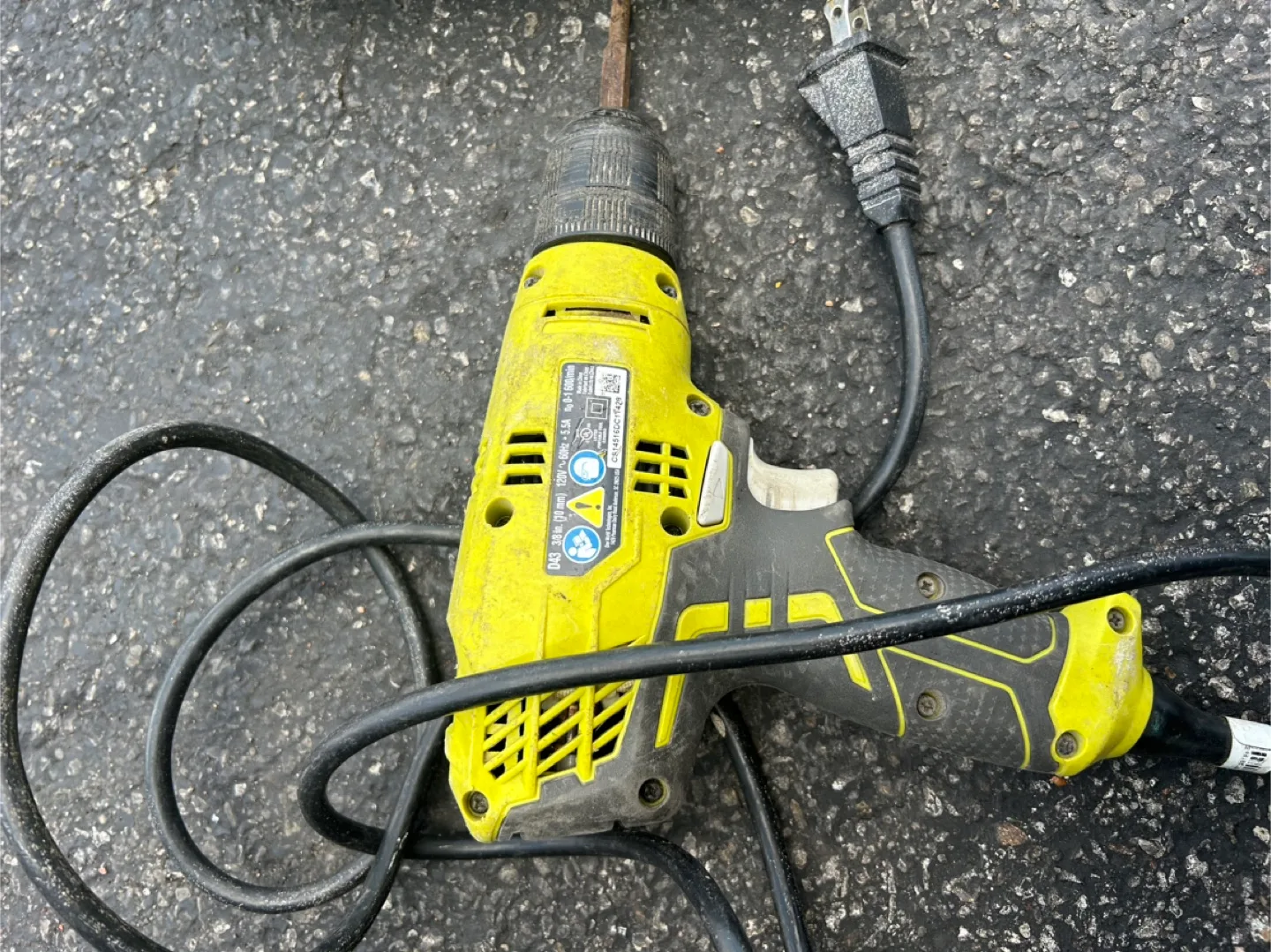 Ryobi Corded Drill thumbnail