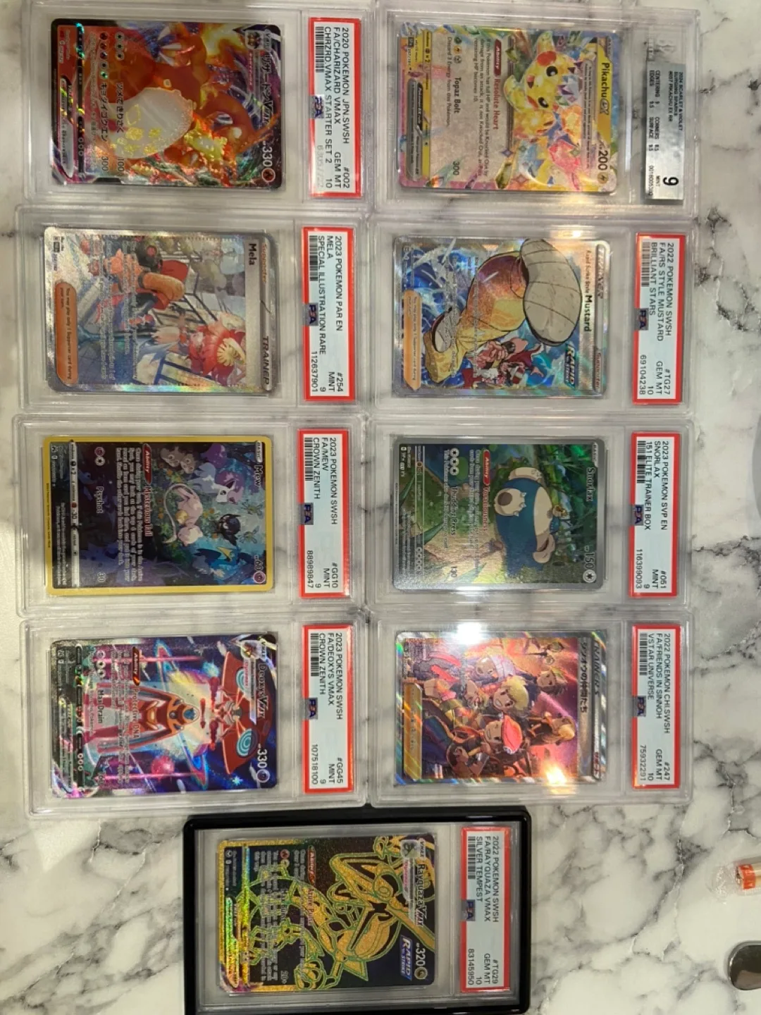 Graded Pokémon Cards - Rayquaza, Charizard & More thumbnail