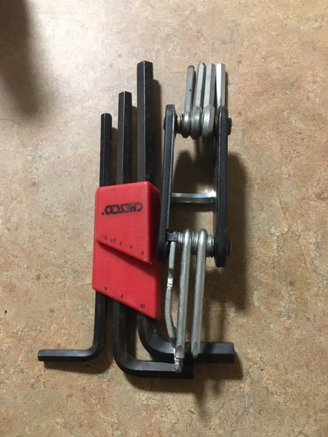 CHESCO Folding Allen Wrench Set