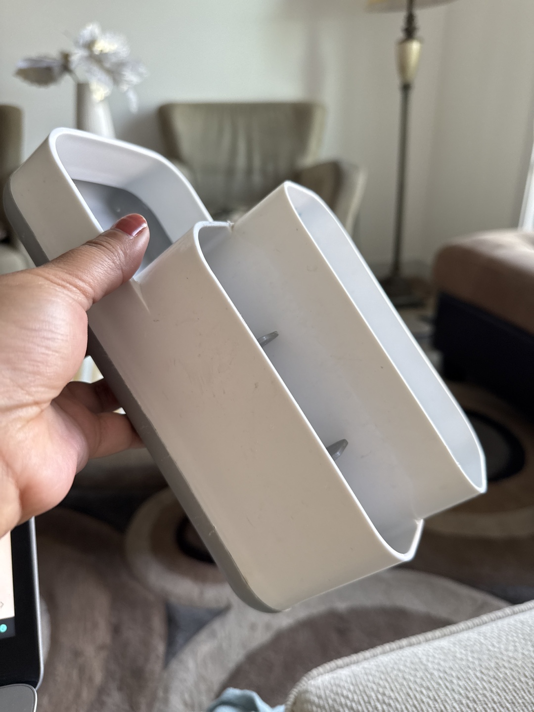 White Plastic Desk Organizer - photo 3