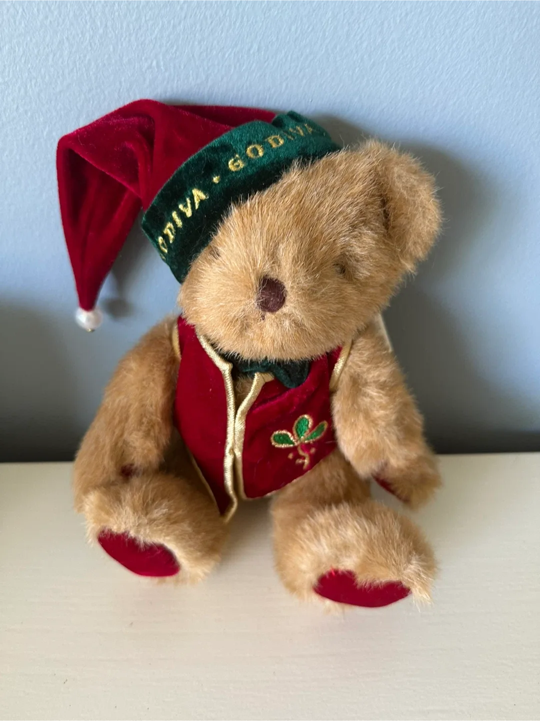 Godiva Chocolate Holiday Teddy Bear thumbnail