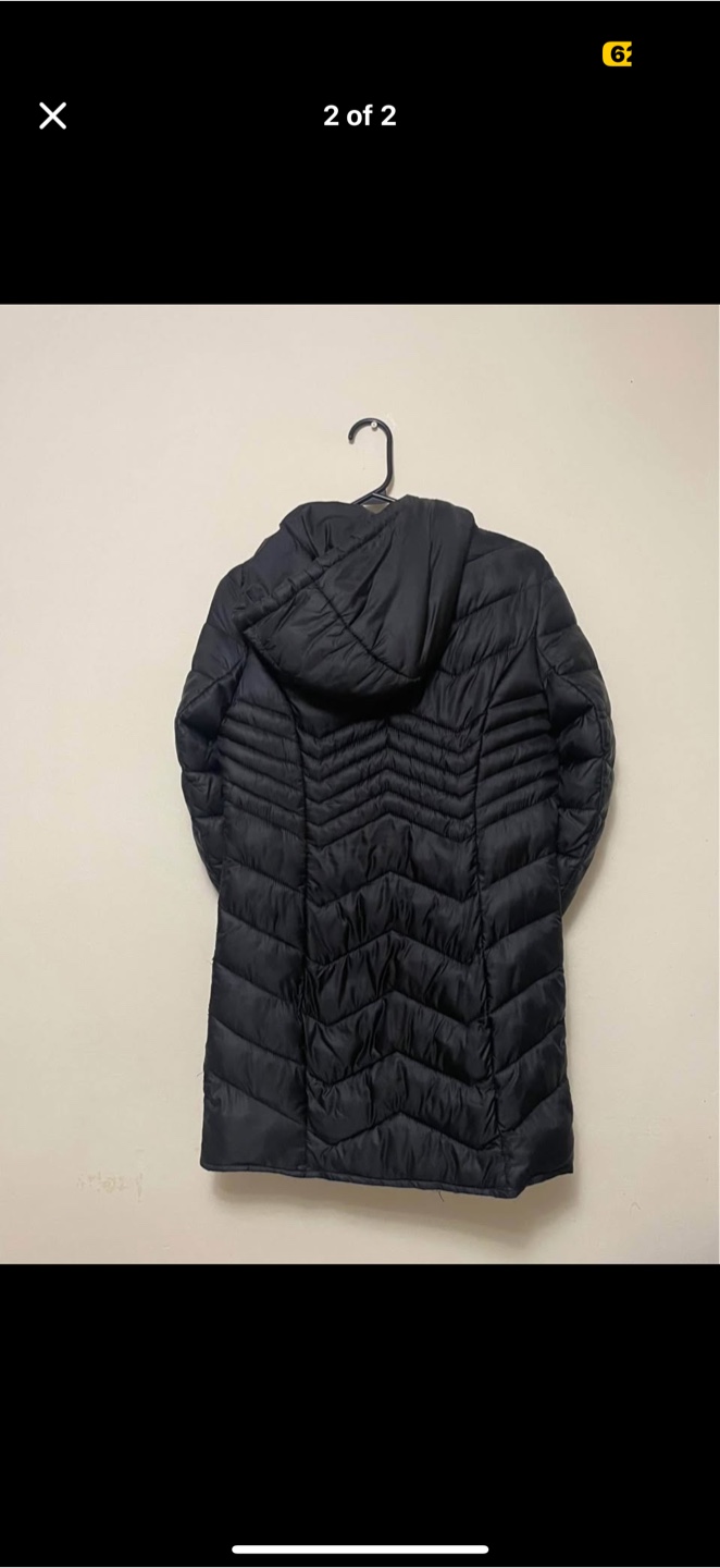 Black Puffer Coat - photo 2