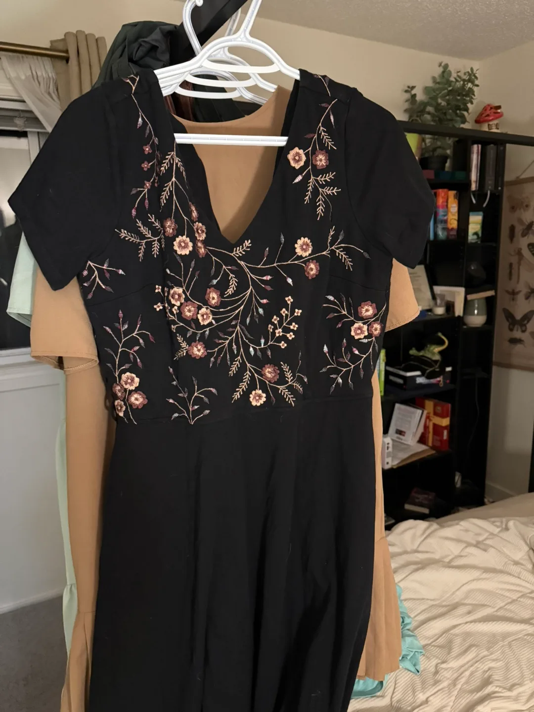 eShakti Black Embroidered Dress thumbnail
