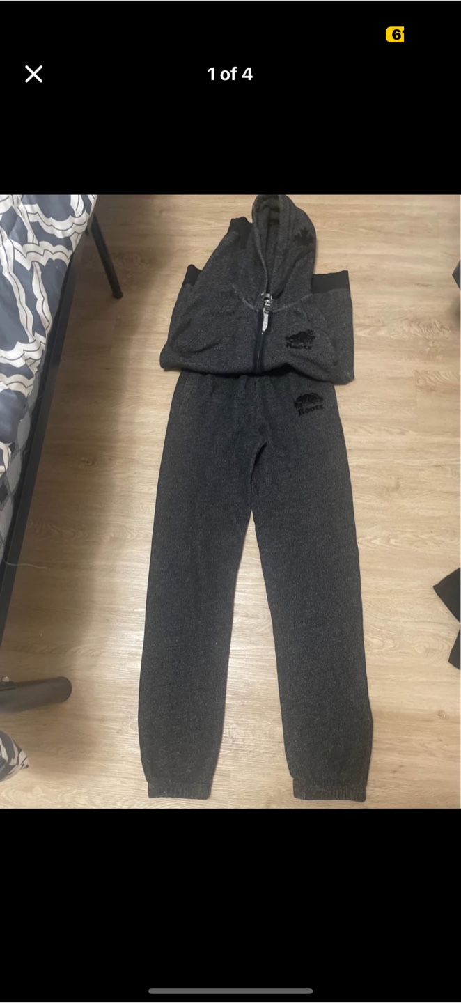 Roots Salt & Pepper Sweatsuit - Hoodie & Pants