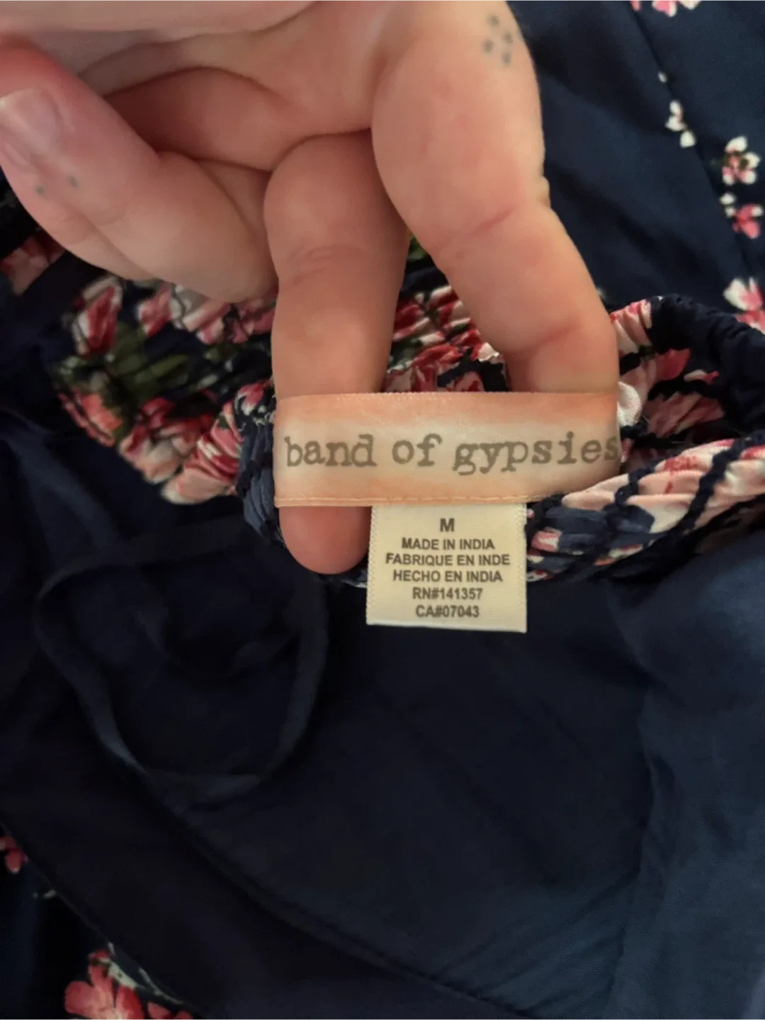 Band of Gypsies Floral Jumpsuit - Size M image indicator(2)