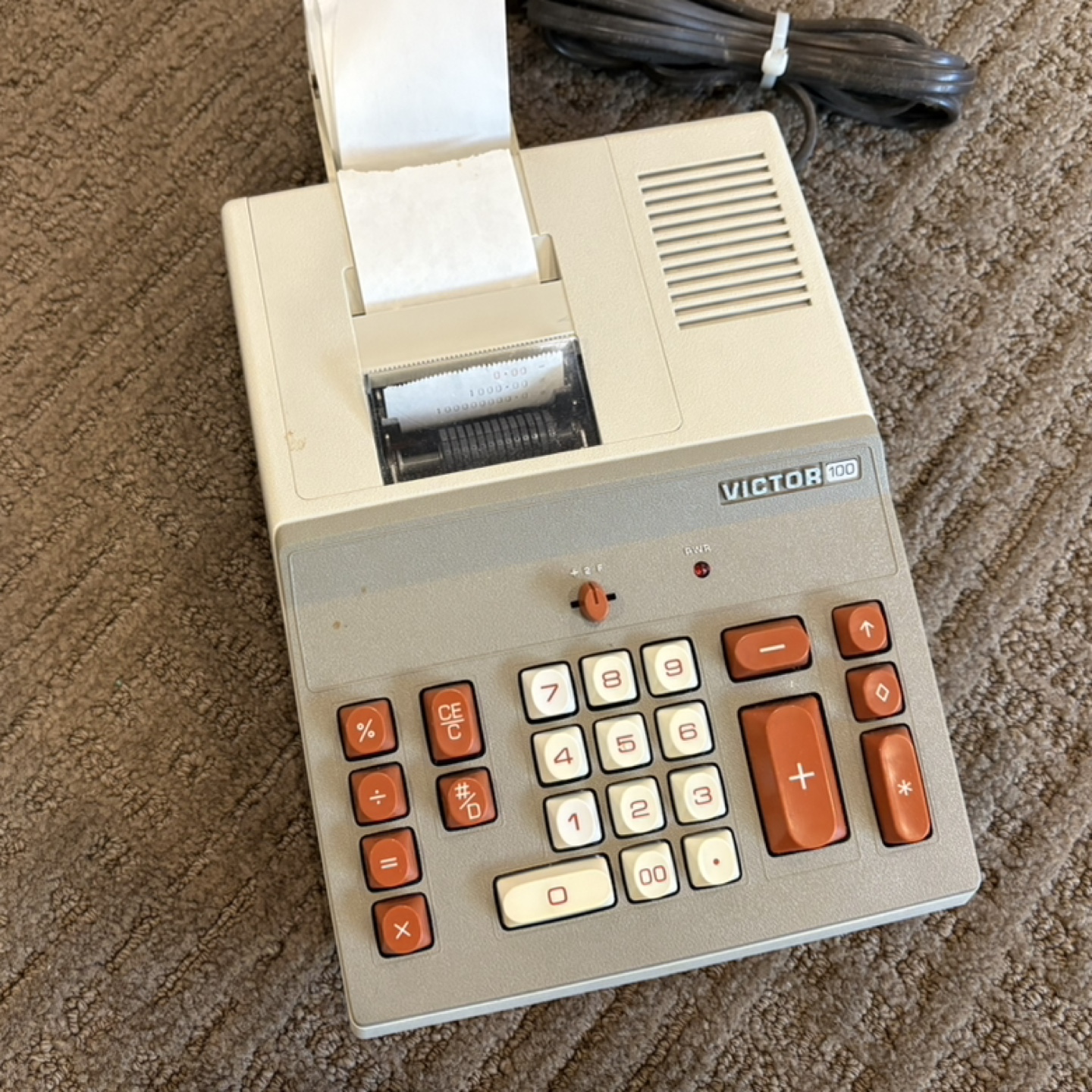 Retro Printing Calculator