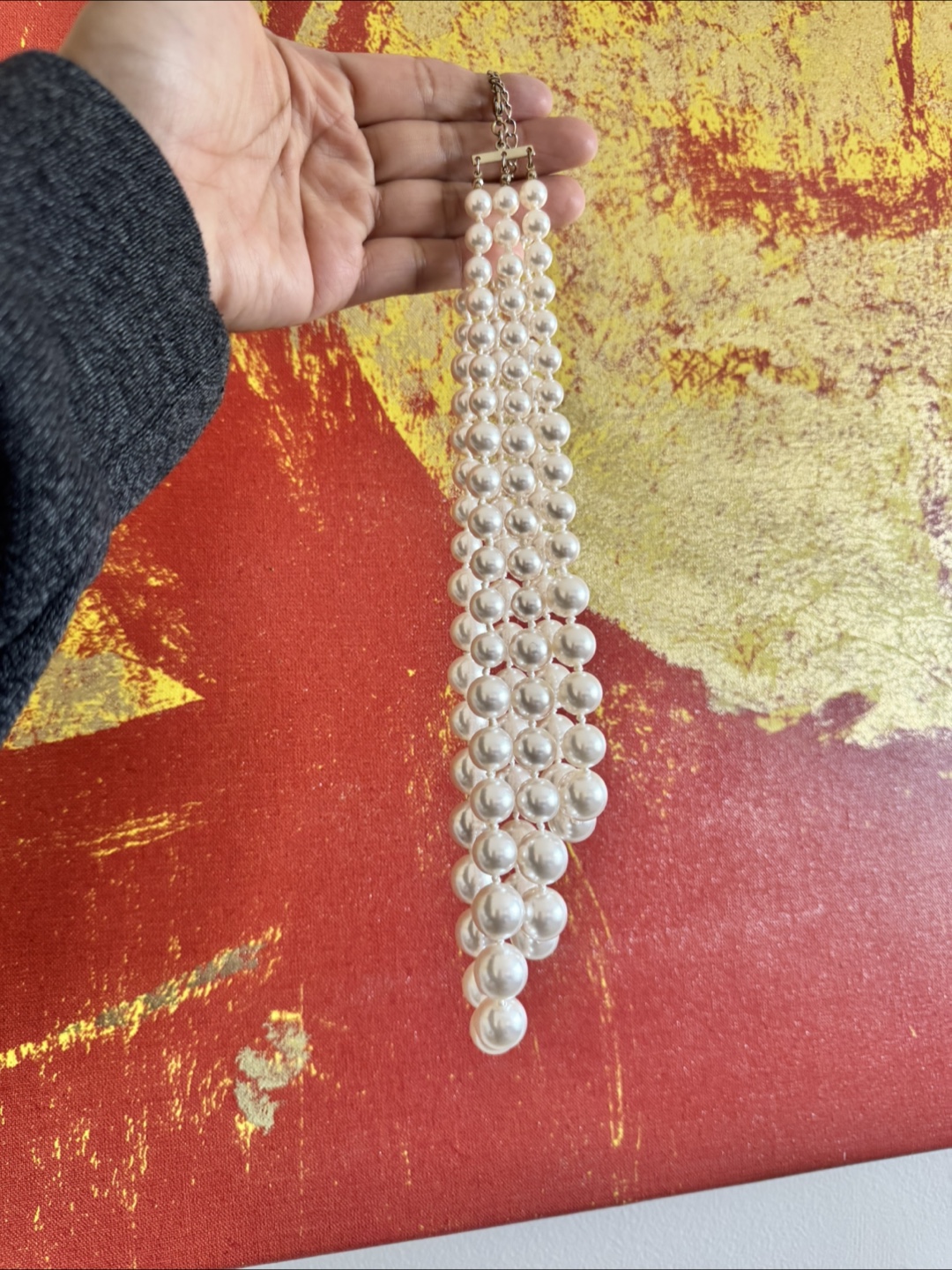 Pearl Necklace & Earring Set - photo 4
