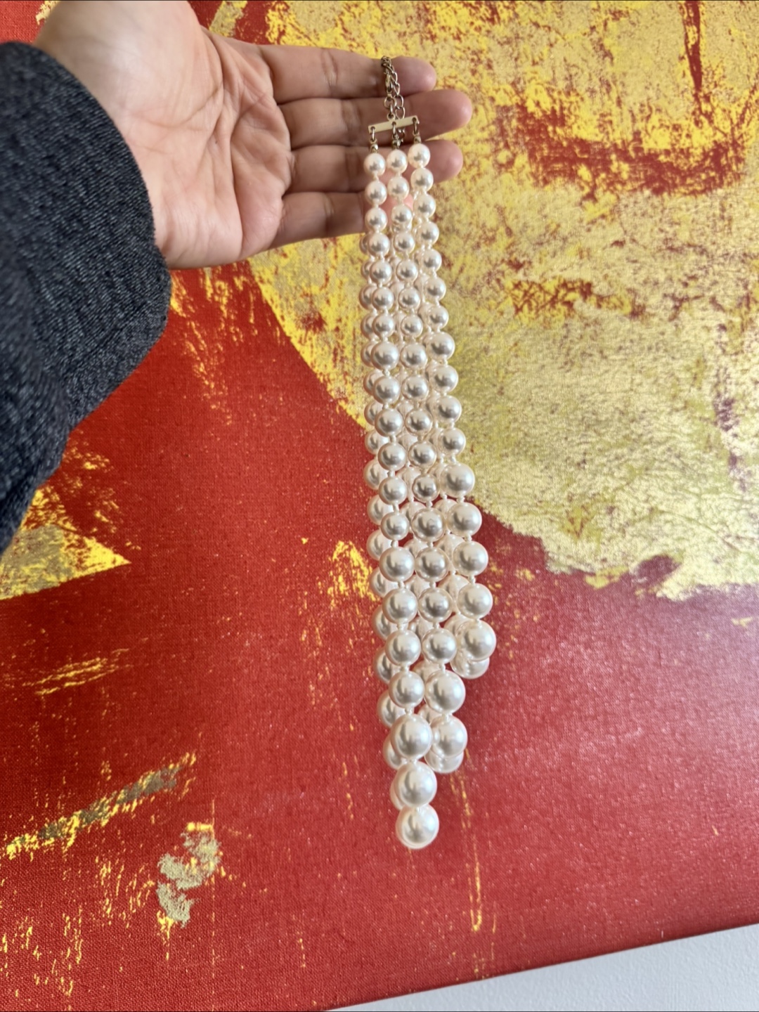 Pearl Necklace & Earring Set - photo 3