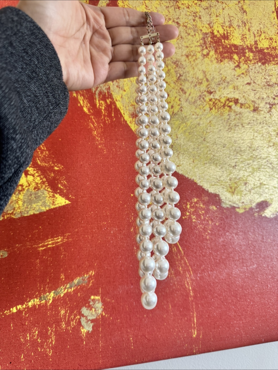 Pearl Necklace & Earring Set - photo 5