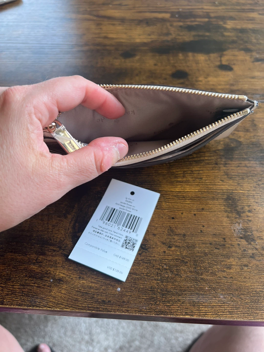 Kate Spade Spode Flower Zip Cardholder - photo 3