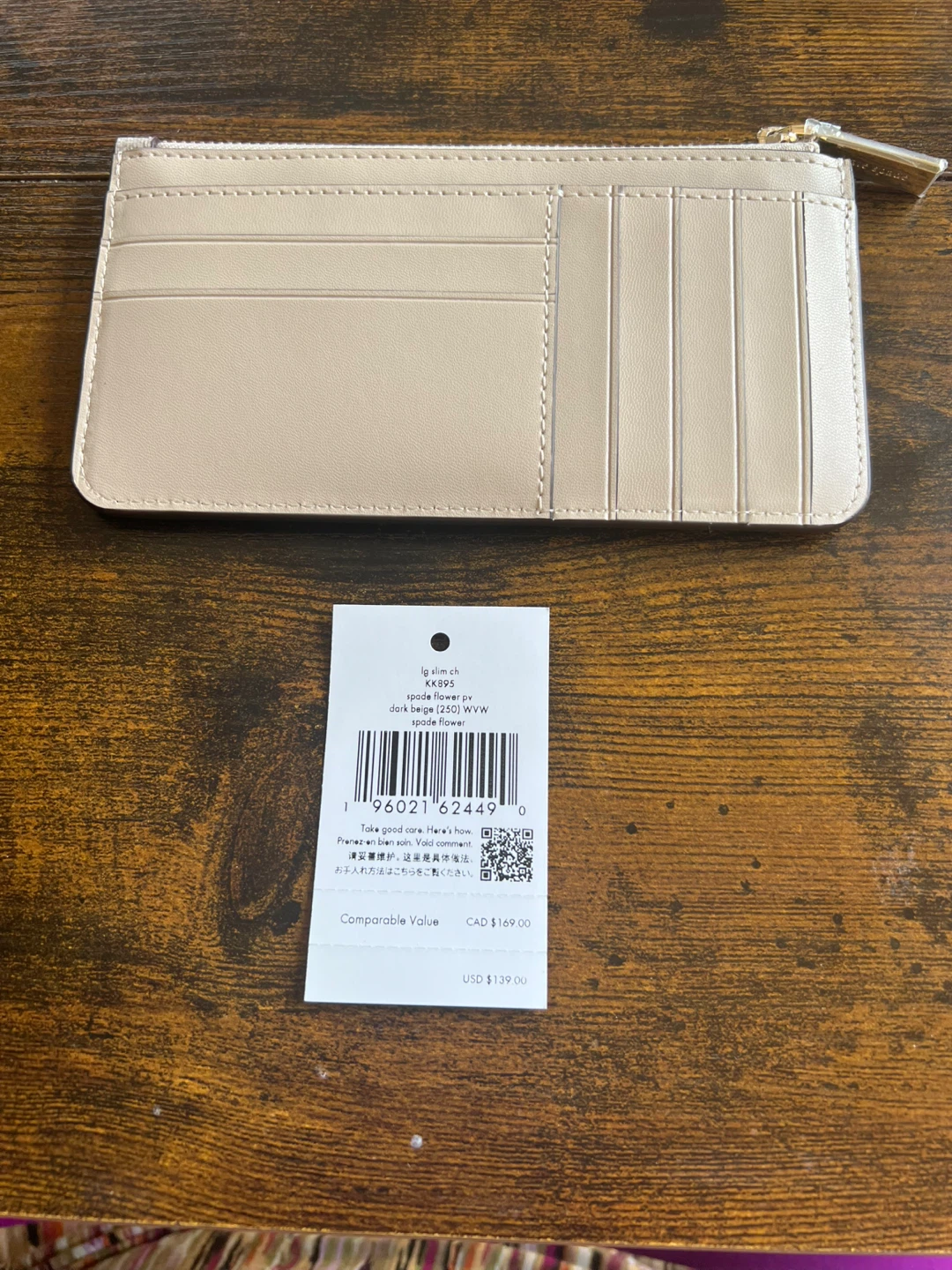 Kate Spade Spode Flower Zip Cardholder - photo 2