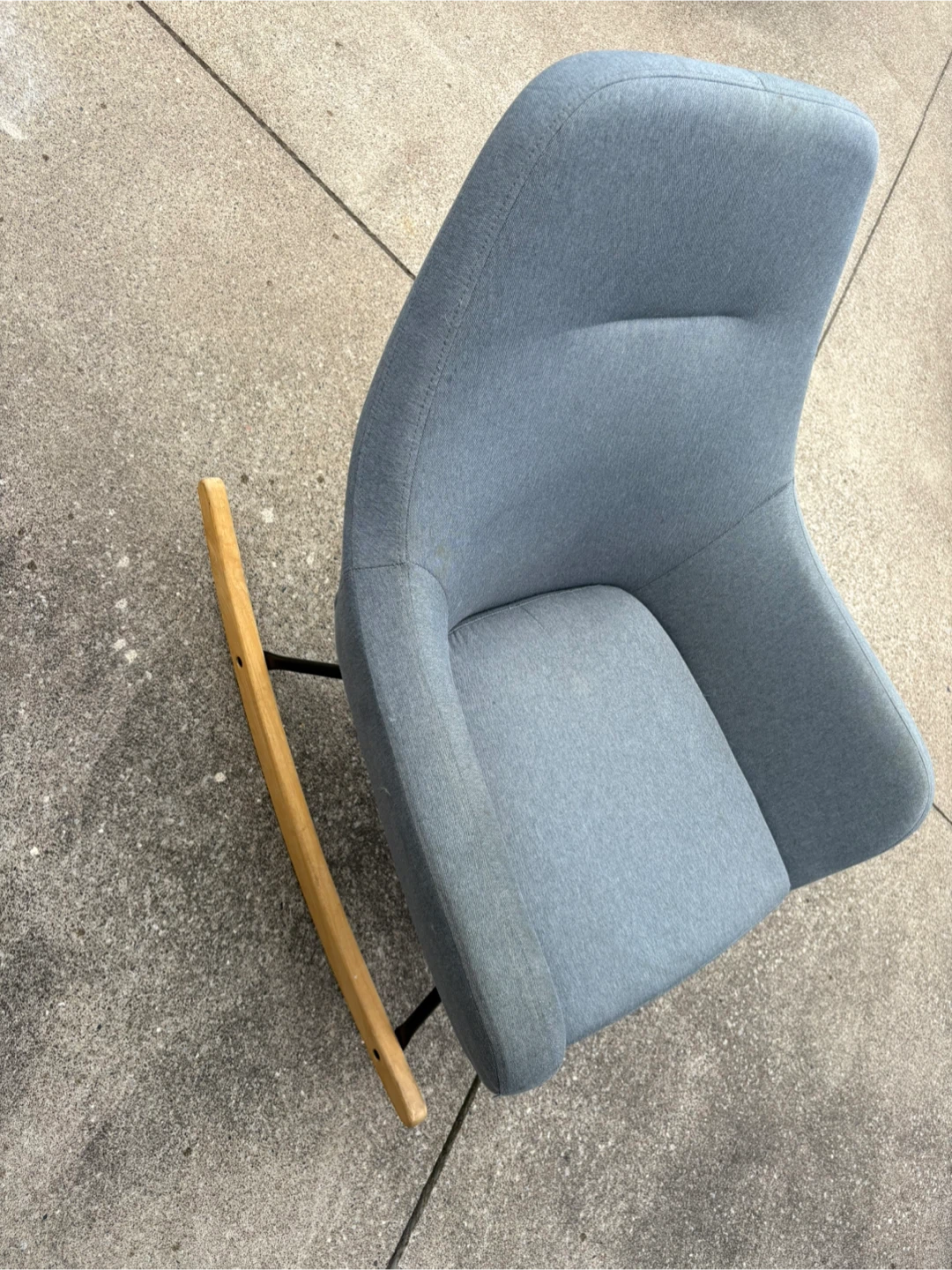 Grey Rocking Chair - Comfy & Stylish