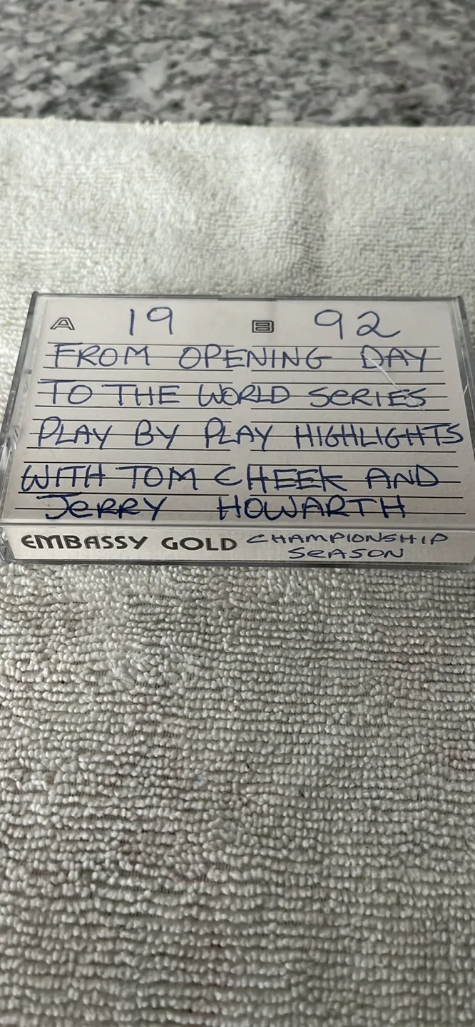 1992 Blue Jays Cassette Tape thumbnail