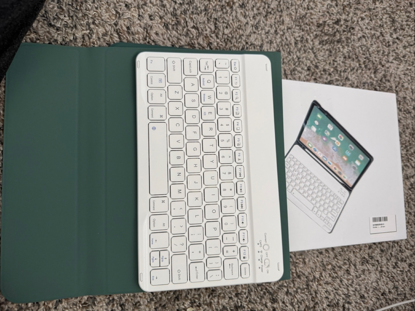 White iPad Keyboard Case - photo 2