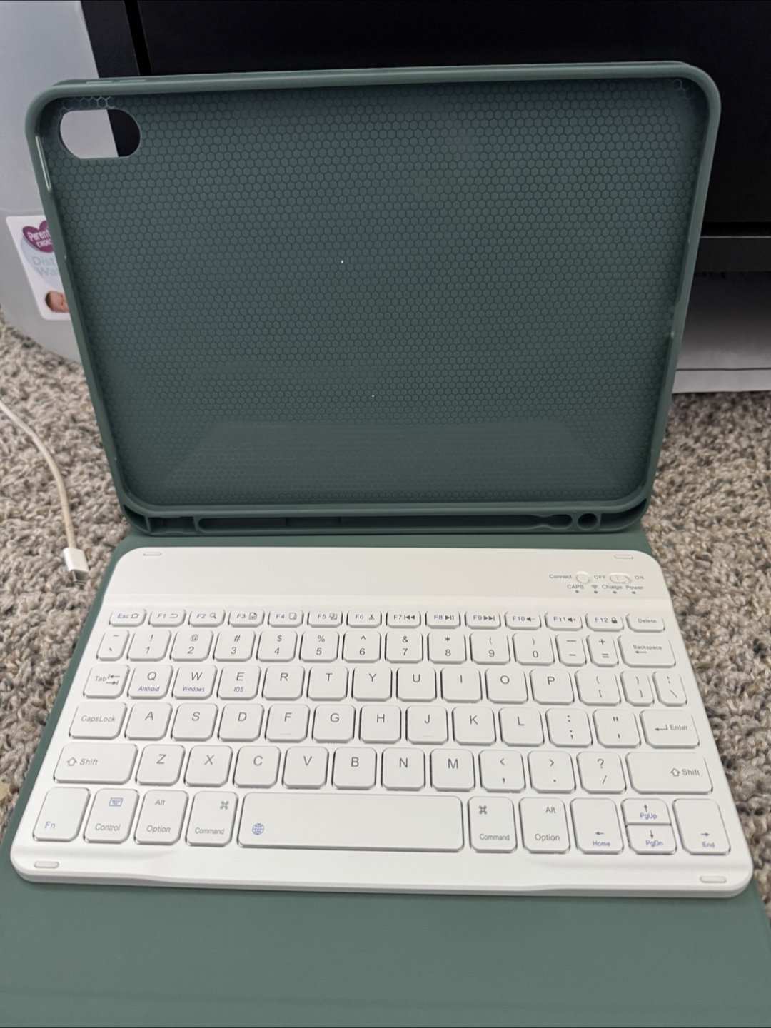 White iPad Keyboard Case