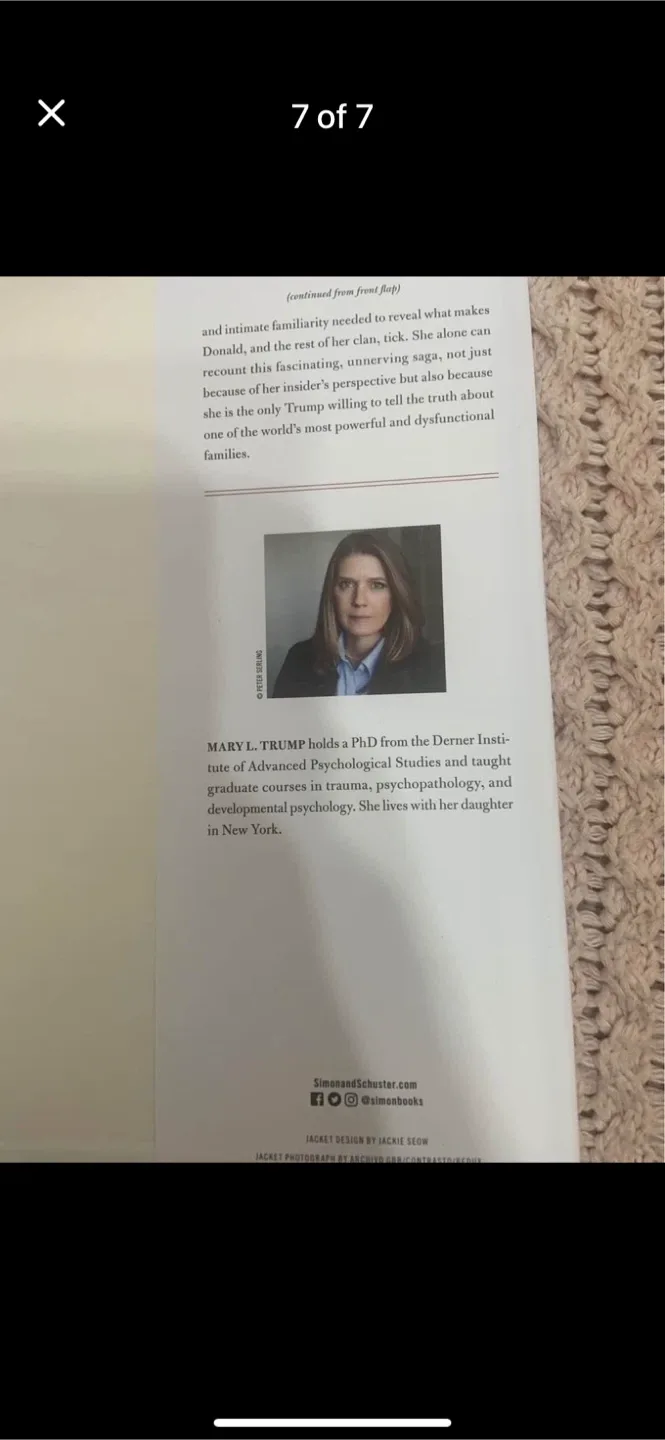 Set of 4 Political Books: Rage, Trumpocracy, More, Warning image indicator(7)