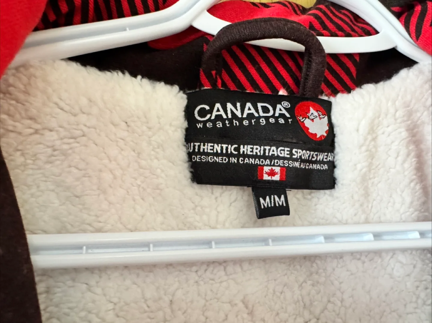 Canada Weathergear Plaid Sherpa Lined Jacket - M image indicator(2)