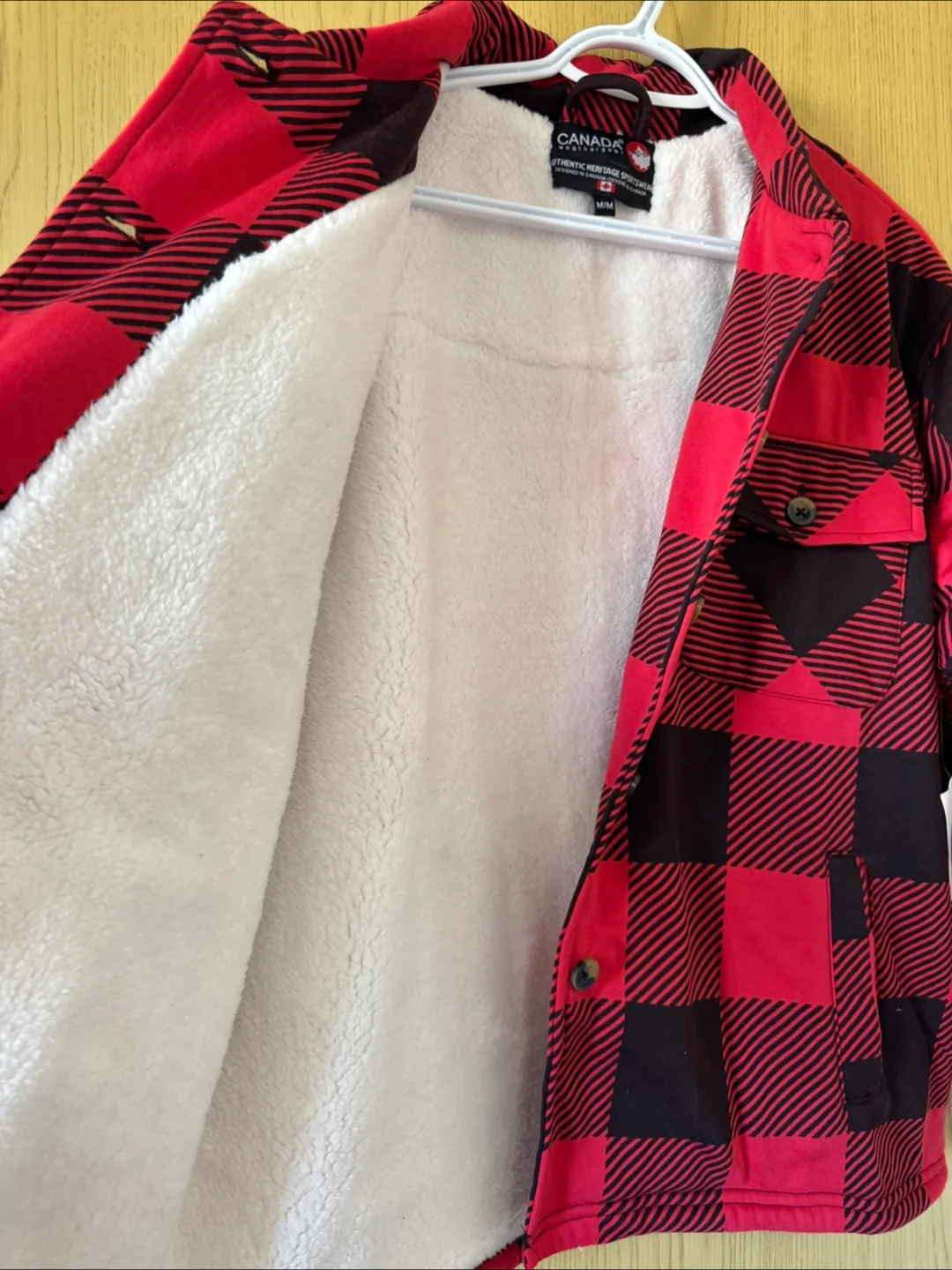 Canada Weathergear Plaid Sherpa Lined Jacket - M image indicator(6)