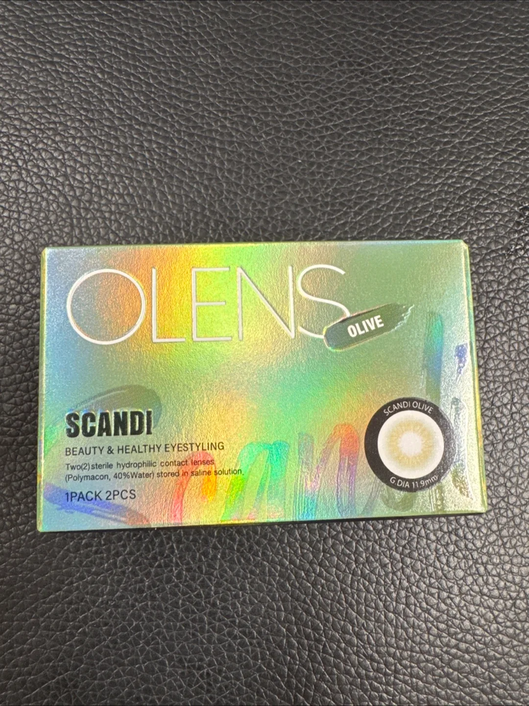 OLENS Scandi Olive Contact Lenses 6boxes (-3.75) thumbnail
