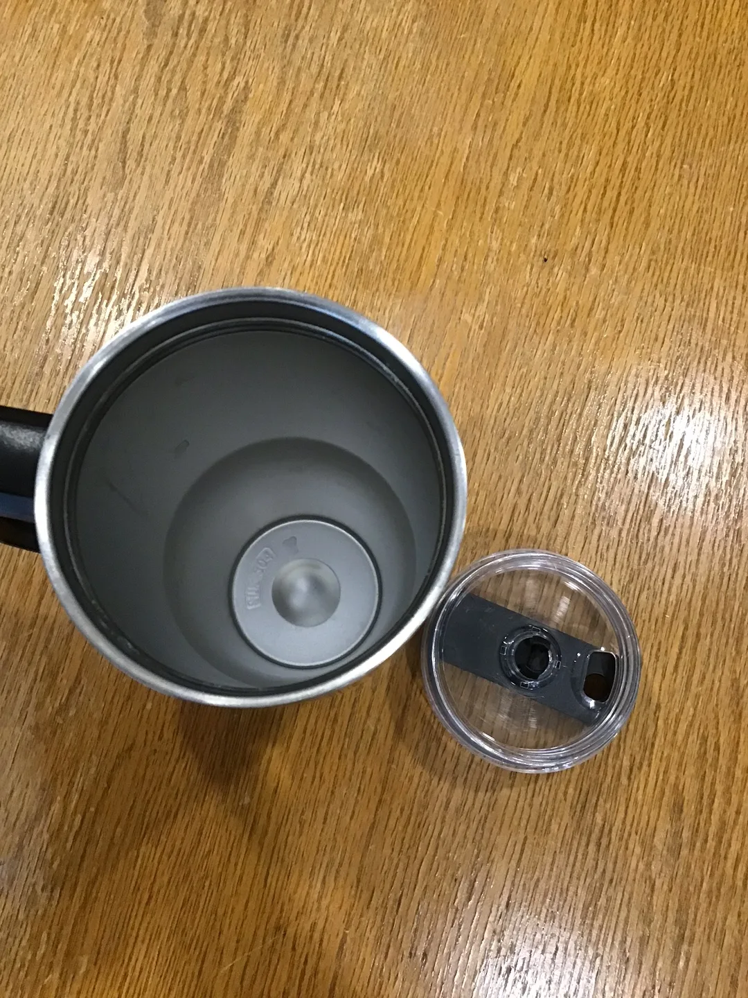 Black Travel Mug with Handle image indicator(3)