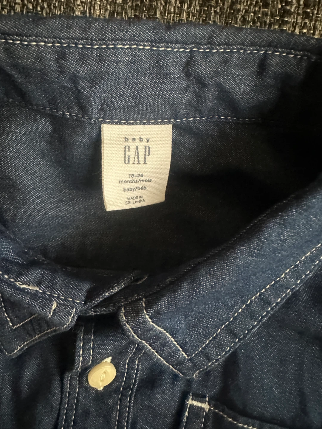 Baby Gap Denim Shirt - 18-24 Months - photo 3
