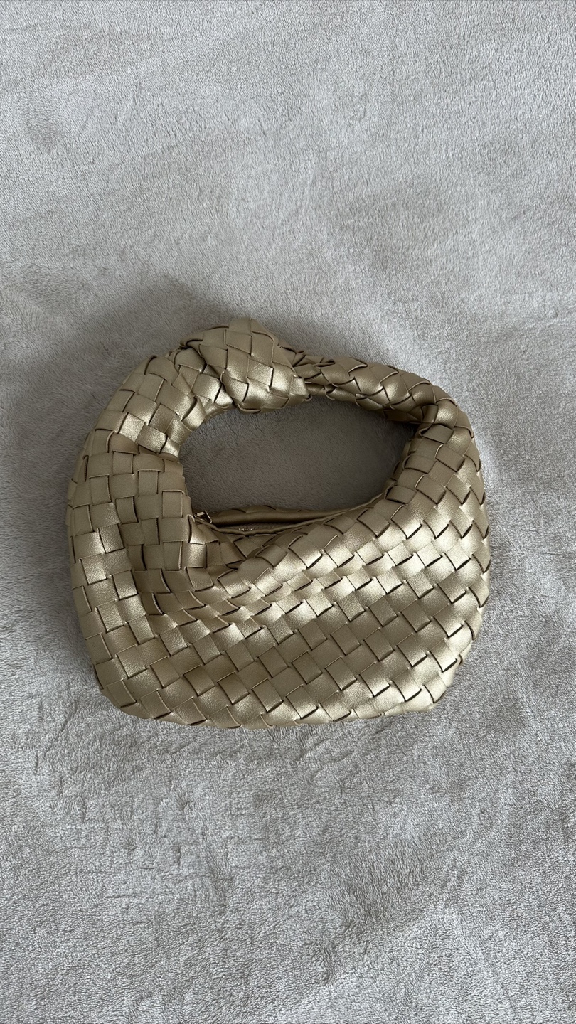 Bottega Veneta Mini Jodie Bag - Gold