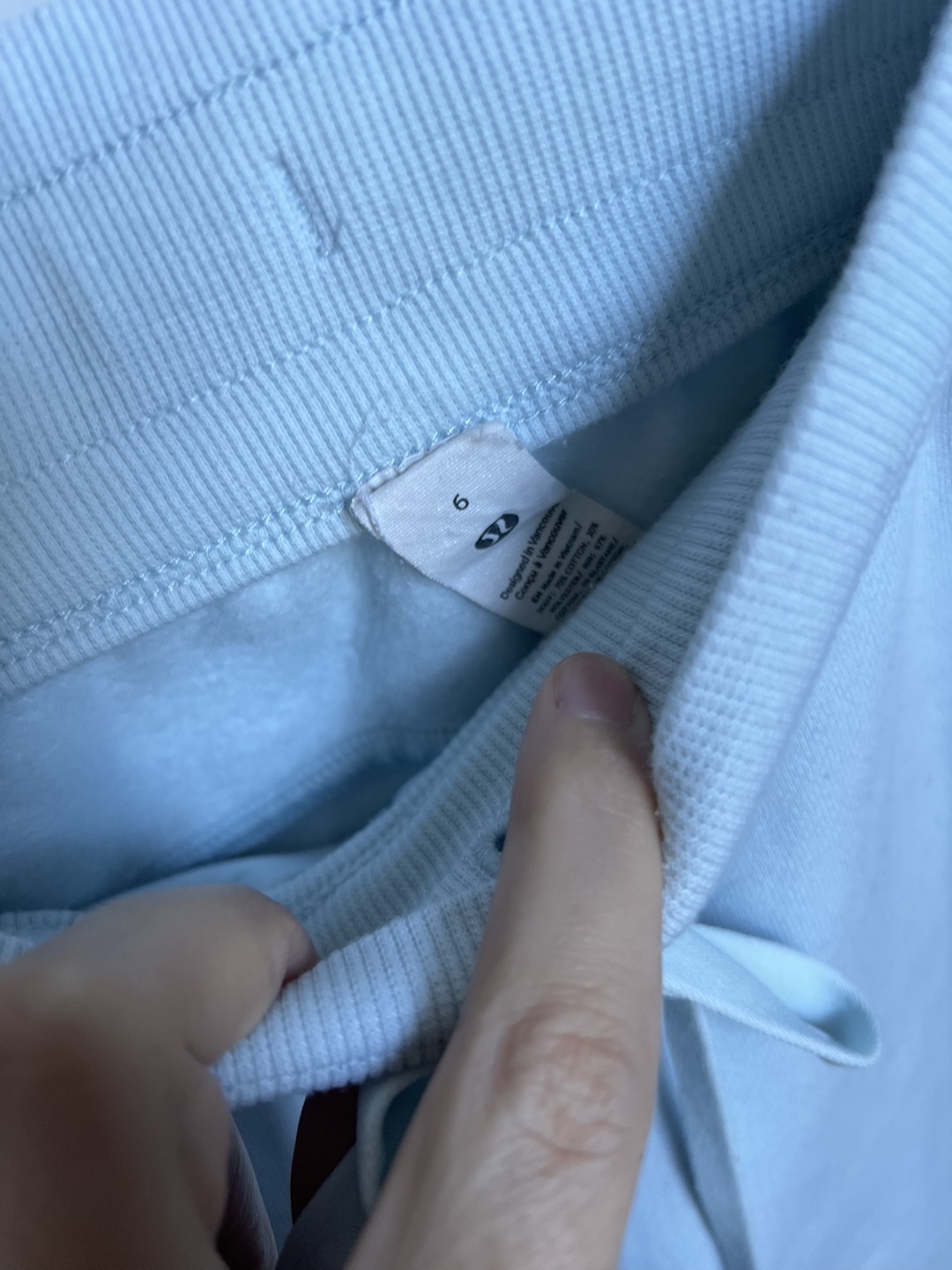 Lululemon Light Blue Jogger Pants - Size 6 - photo 2