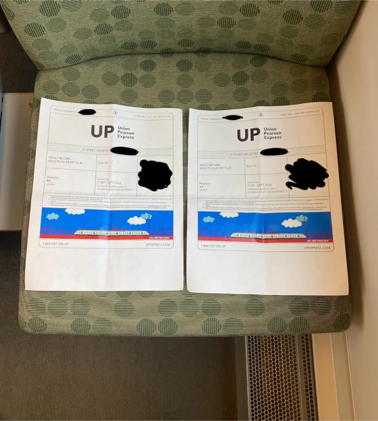 3 Union Pearson Express Tickets (One-Way) thumbnail