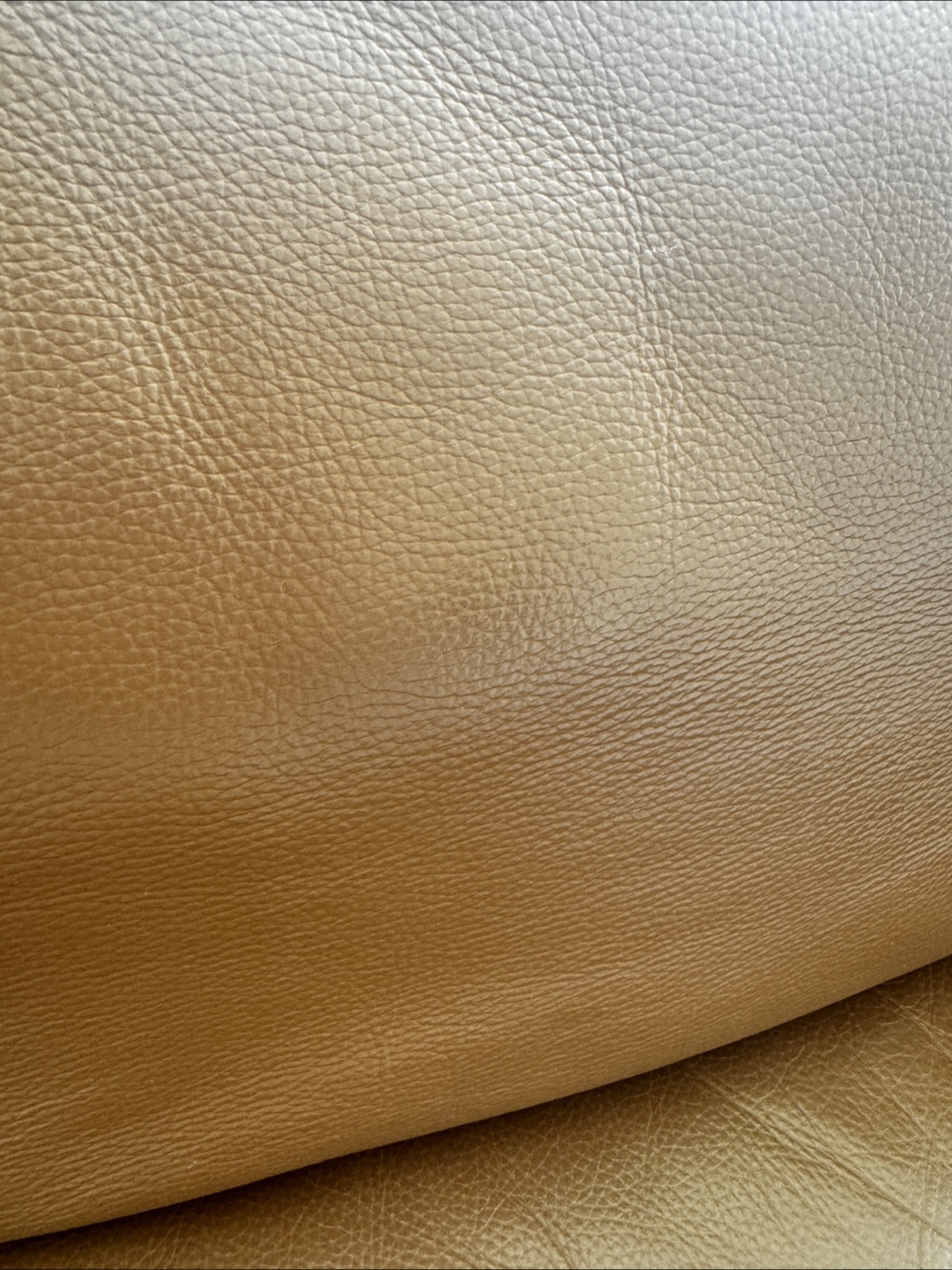 Brown Leather Sofa - photo 3