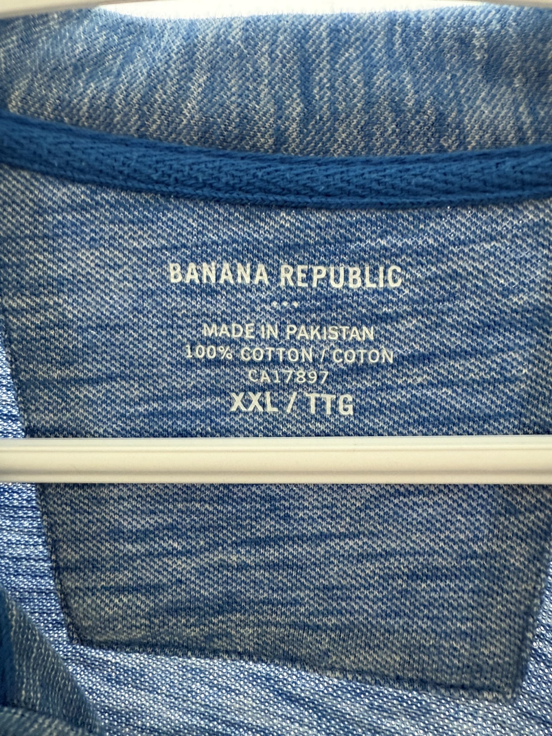 Banana Republic XXL Blue Polo Shirt - photo 2