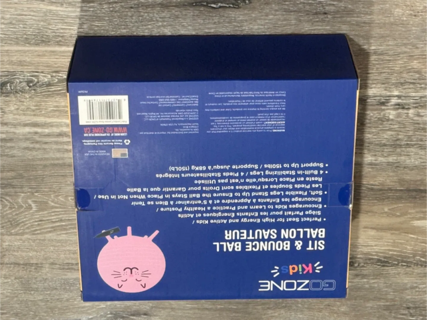 Go Zone Kids Sit & Bounce Ball New in Box image indicator(2)