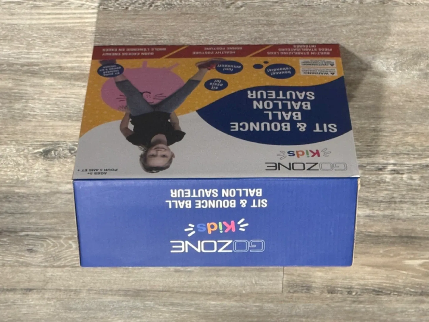 Go Zone Kids Sit & Bounce Ball New in Box image indicator(3)