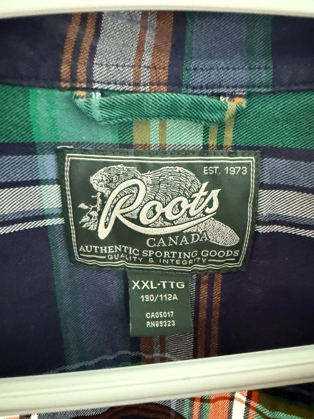 Roots Plaid Button-Down Shirt XXL image indicator(2)