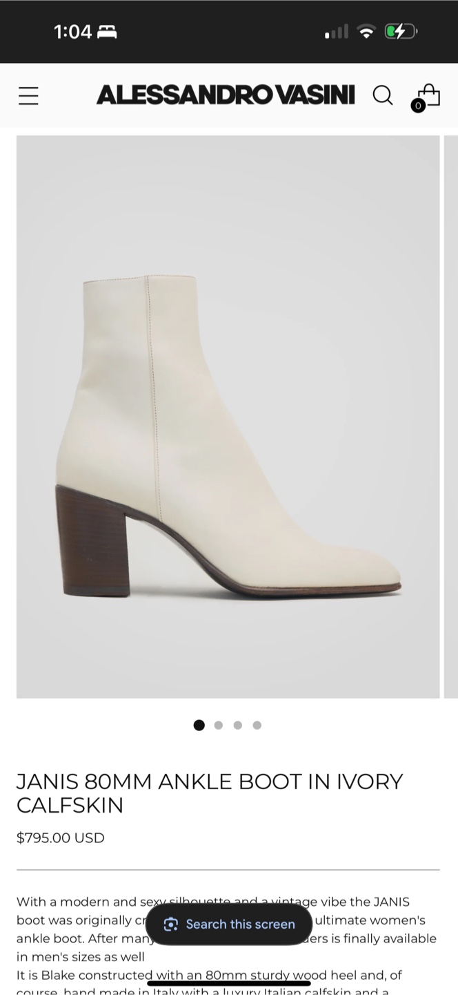 ALLESANDRO VASINI- boots 👢 Check Description!!