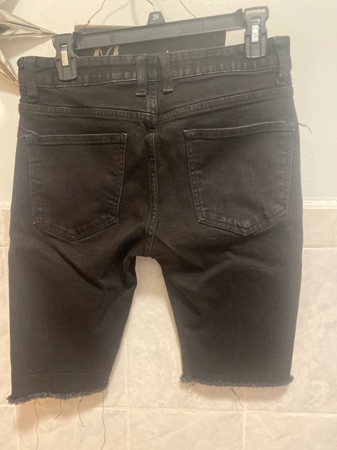 Fashion Nova Men Distressed Denim Shorts image indicator(2)