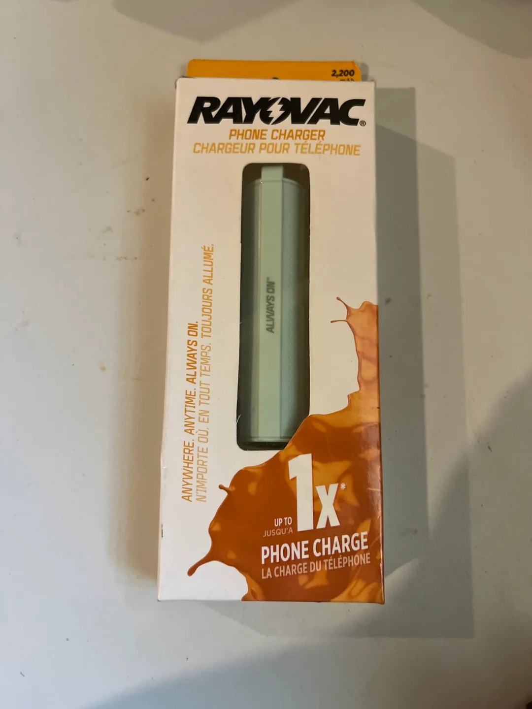 Rayovac Phone Charger - New in Box! thumbnail
