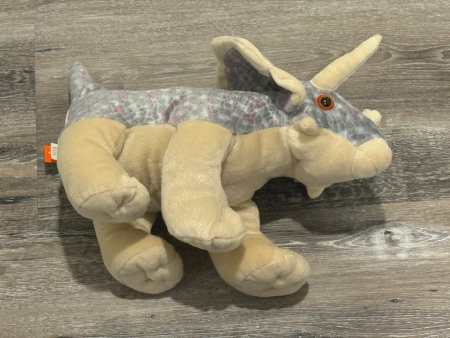 Wild Republic Triceratops Plush Toy New with Tag image indicator(4)