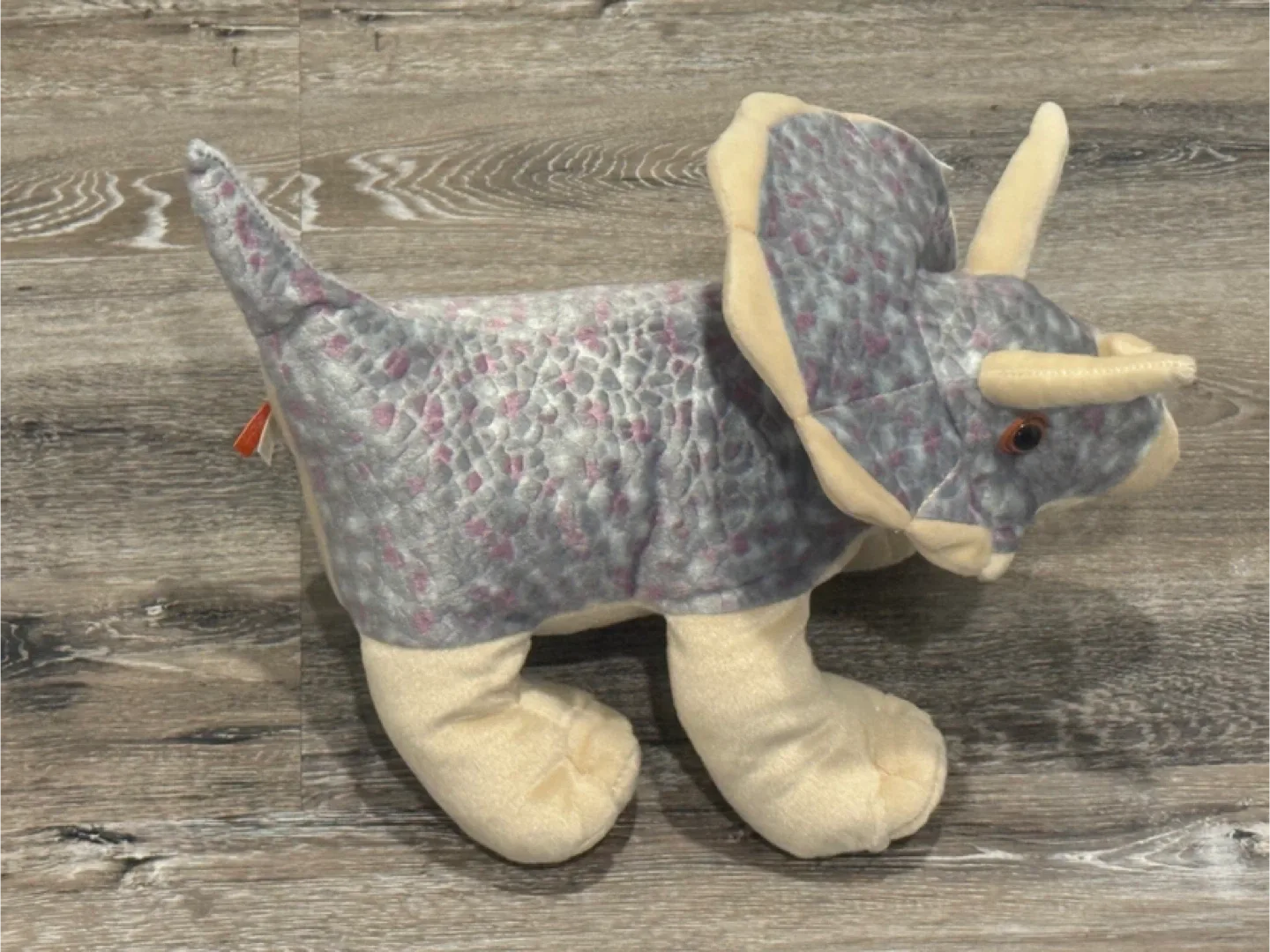 Wild Republic Triceratops Plush Toy New with Tag image indicator(3)